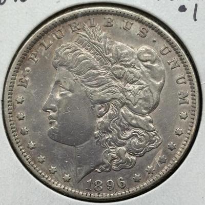 1896-O Morgan Silver Dollar