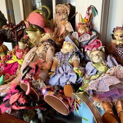 Whimsical Animal Dolls from Katherine’s Collection by Wayne Kleski