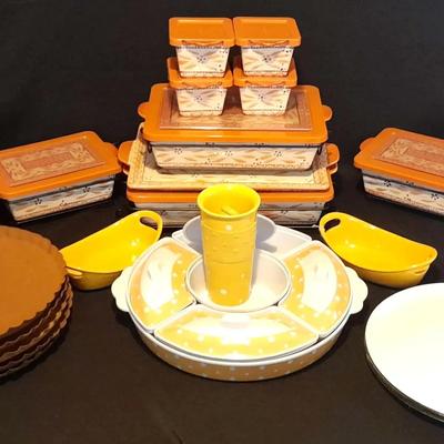Temp-tations Old World Oven-to-Table Set & Serving Pieces