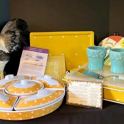 Serving & Bakeware Collection with Williford Ceramic Rooster