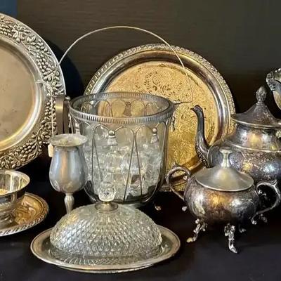 Silver-Plated Serveware & Tea Service Collection