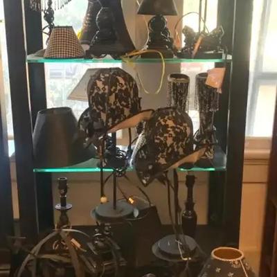 Decorative Table Lamps in Various Sizes & Styles