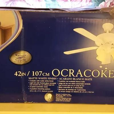 Harbor Breeze Ocracoke 42" White Ceiling Fan
