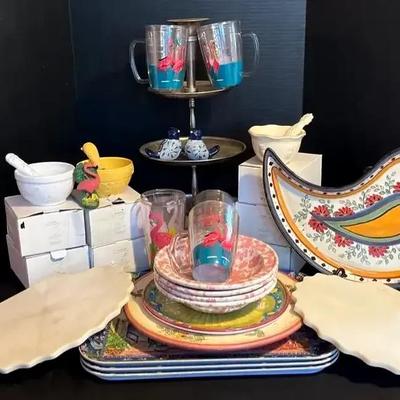 Bowls, Trays & Platters Collection, featuring Tiered Serving Stand & Pier 1 Platter