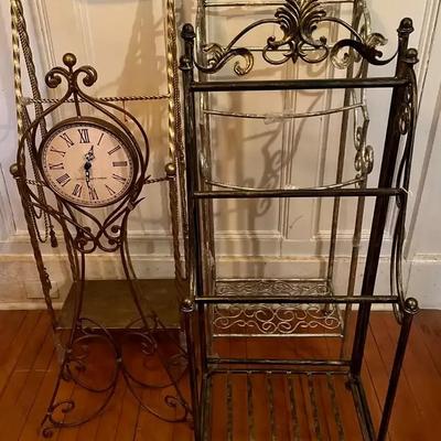 Metal Quilt Racks with Howard Miller Vercelli Floor Clock