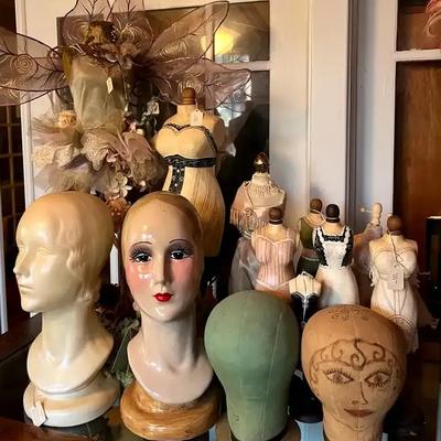 Antique Dress Forms & Mannequin Heads Collection