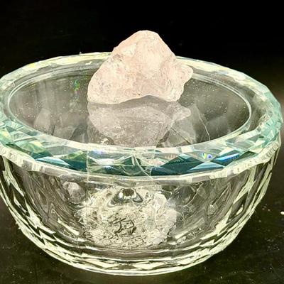 Crystal Trinket Dish With Lid #1