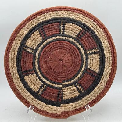 12.5” Woven Coil Flat Basket