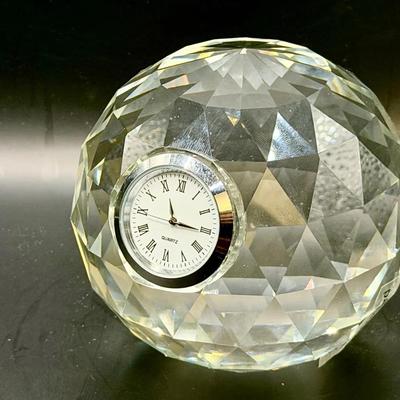 Faceted Crystal Clock