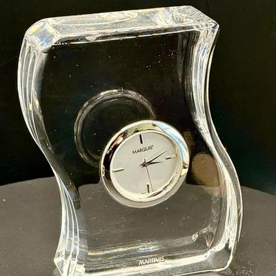 Signed Marquis by Waterford Wave Clock