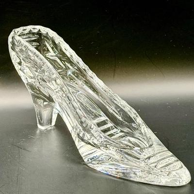 Godinger 24% lead crystal slipper