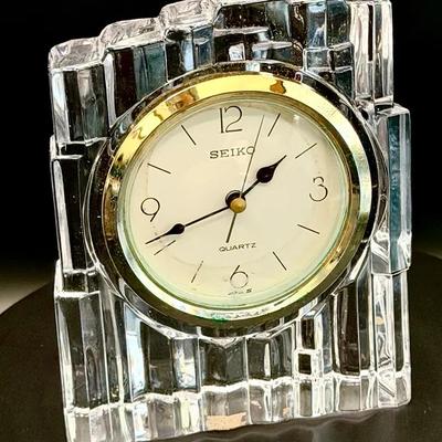 Vintage Seiko Crystal Clock