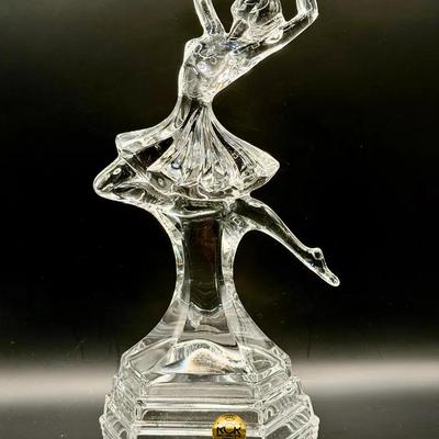 Sticker RCR Royal Crystal Rock 24% lead crystal ballerina figurine