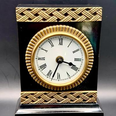 Hollywood Regency Style Mantel Clock