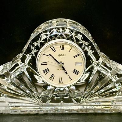 Mikasa Crystal Mantle Clock