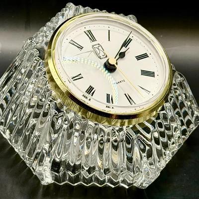 Paul Sebastian crystal desk clock