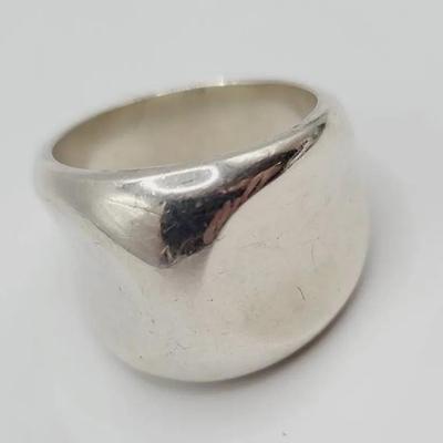 Mod Mexico Sterling Ring Sz 7.5-8 Vintage 925