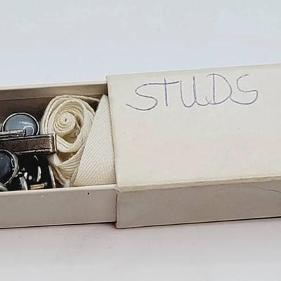 Studs Cufflinks Vintage Gents Accessory Lot