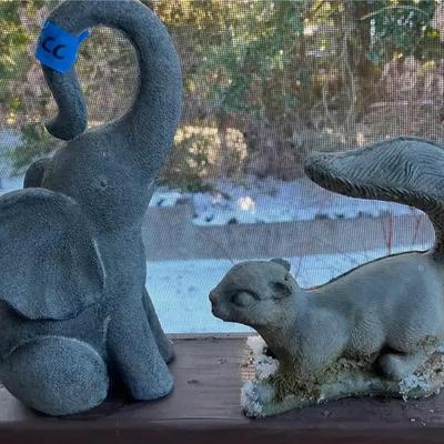 Elephant And Squirrel 