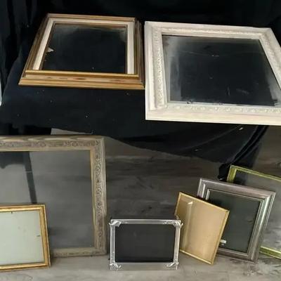 Eight Blank Picture Frames- Waiting For You To Fill!