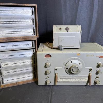 National Company High Frequency Receiver Type HRO-7T with Power Supply 697 & Coil Set