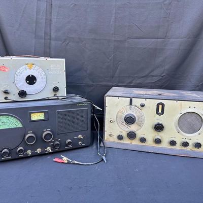 The Hallicrafters Model S-40B Receiver | McMurdo Silver Model 909 Sweep Signal Generator | Super Sky