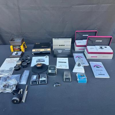 Shure V15 Phono Cartridge Lot | V-15 Type III, V15 V-P, Dual Stabilizer & Accessories