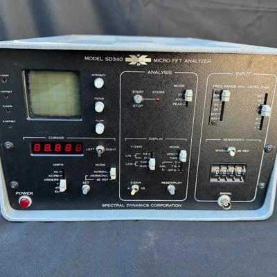 Spectral Dynamics Corporation SD340 | Micro FFT Analyzer | Test & Measurement Equipment