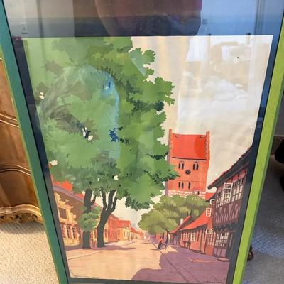 Vintage Poster Of Denmark