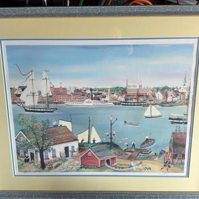 Signed Print In Frame 2