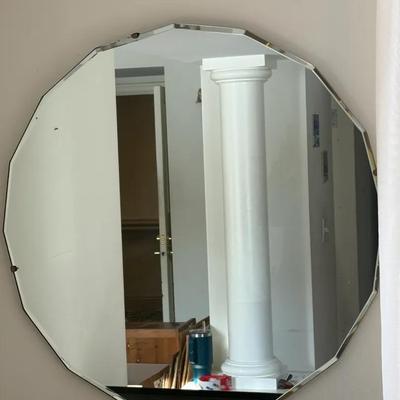 Antique Beveled Edge Mirror