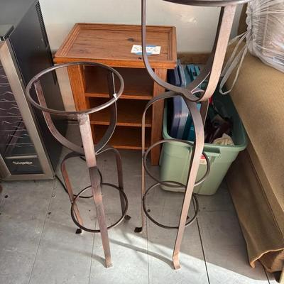 2 Metal Plant Holders