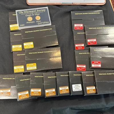 19 Westward Journey Commemoratives Coin Sets - Shippable