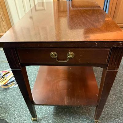 Mersman Vintage Wooden Side Table