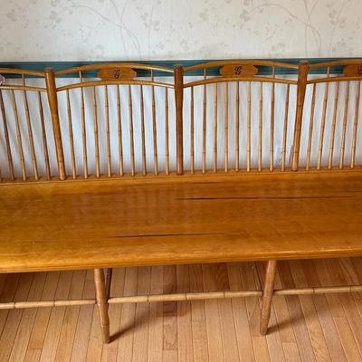 Long Wooden Handmade Bench