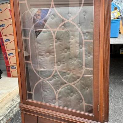 Wooden Corner Cabinet