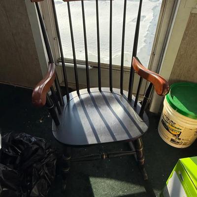 Milton Hershey School Wooden Rocking Chair