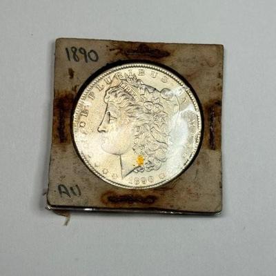 1890 Morgan Silver Dollar, uncirculated