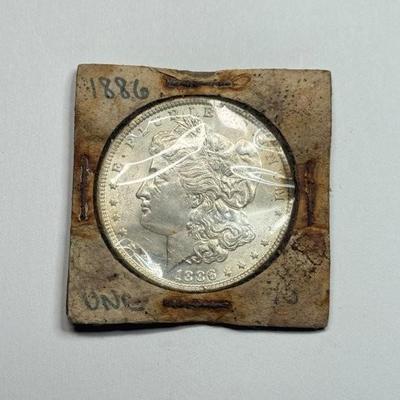 1886 Morgan Silver Dollar, uncirculated