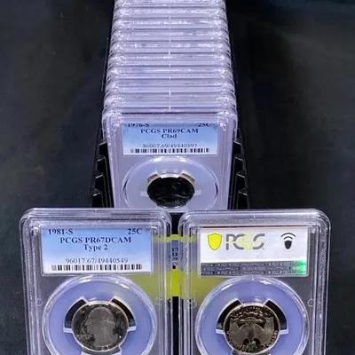 Different BU/Uncirculated Washington Silver Quarters