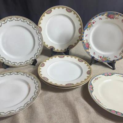  CH Field Haviland Limoges French Ivory China Plates (7)