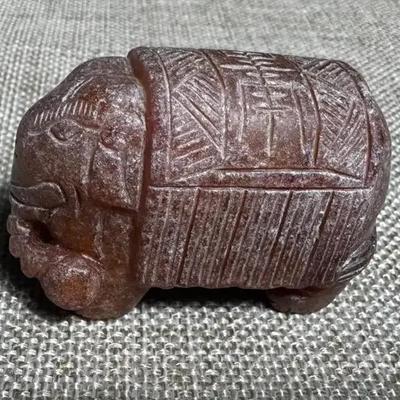 Soapstone Carved Elephant 