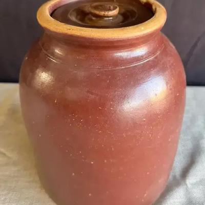 Vintage Pottery Canister 