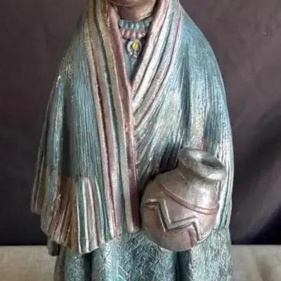 Native American Sculpture (19.5 Inches Tell) 