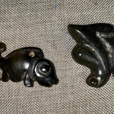 Chinese Green Jade Stone Carvings (2)