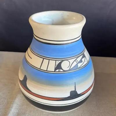 Native American Signed Pottery 