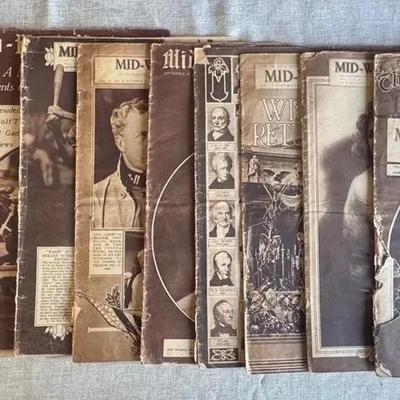 Antique The New York Times Mid-Week Pictorial Magazine Collection (1900s)