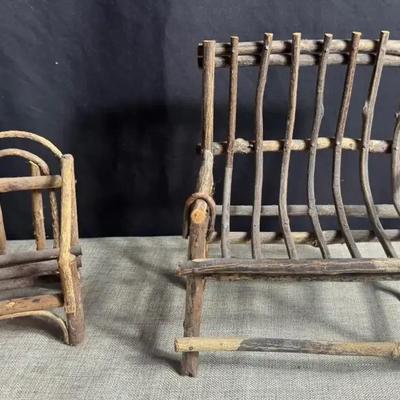 Handmade, Miniture Wooden Furniture 