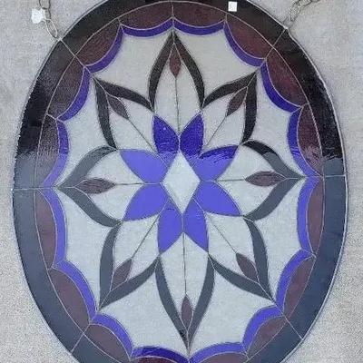 Large Stained Glass Wall Art