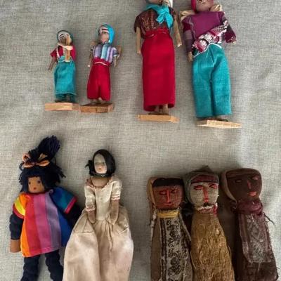 Vintage Handmade Folk Art Doll Variety 